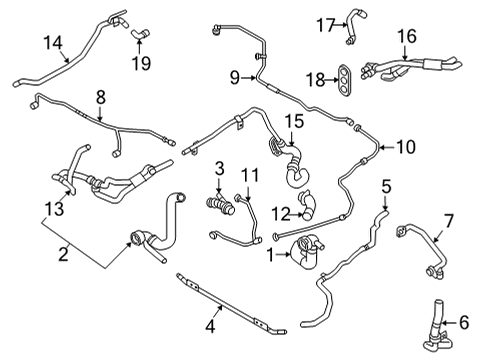 2020 Audi S5 Sportback Hoses & Lines