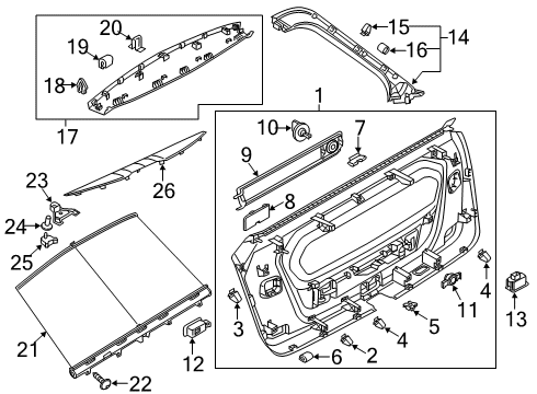 2023 Audi RS Q8 Interior Trim - Lift Gate