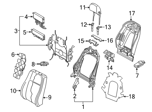 2019 Audi Q8 Power Seats Diagram 2