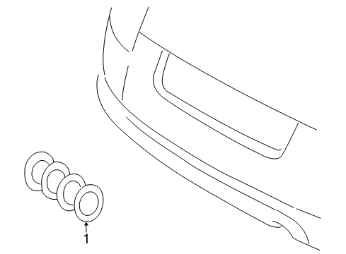 2006 Audi TT Exterior Trim - Lift Gate