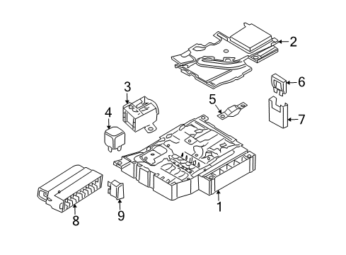 2009 Audi Q7 Anti-Theft Components