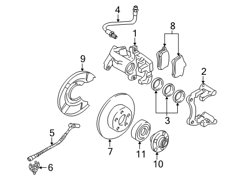 1997 Audi A8 Rear Brakes