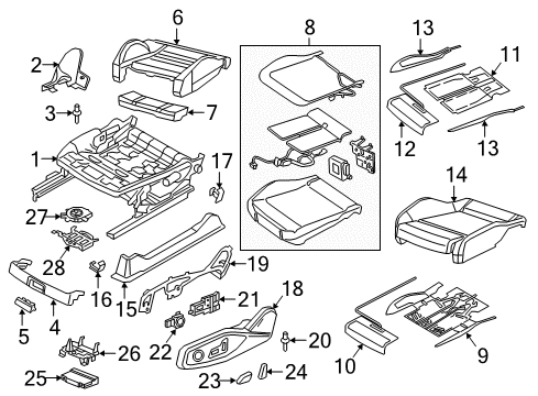 2022 Audi Q5 Lumbar Control Seats