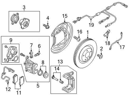 2017 Audi A4 Parking Brake