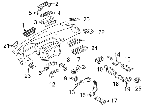 2010 Audi Q5 Ducts