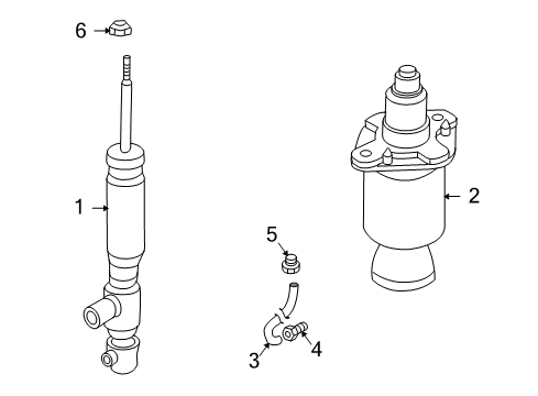 2005 Audi Allroad Quattro Shocks & Components - Rear