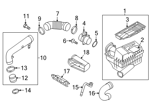 2017 Audi Q3 Quattro Air Intake