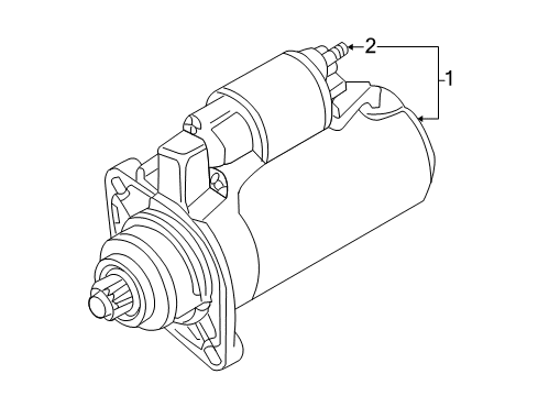 2012 Audi TT RS Quattro Starter