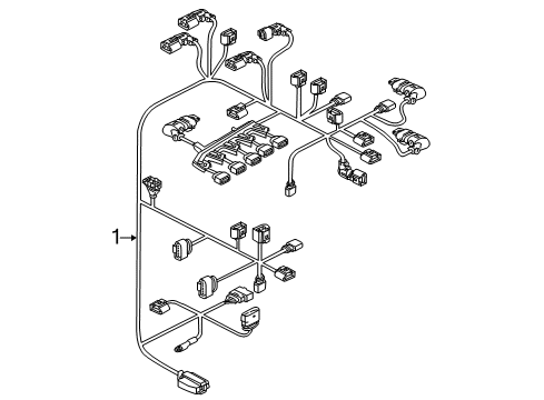 2012 Audi TT RS Quattro Wiring Harness