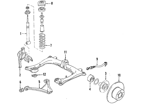 1992 Audi 80 Quattro Rear Brakes