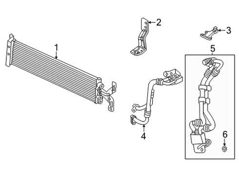 2022 Audi Q3 Trans Oil Cooler