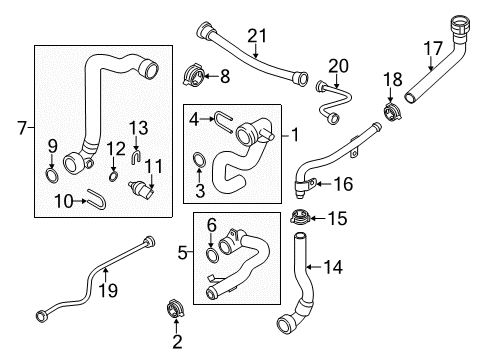 2015 Audi A6 Quattro Hoses, Lines & Pipes Diagram 2