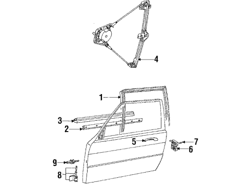 1986 Audi Coupe Front Door