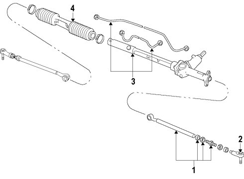 2013 Audi RS5 Steering Column & Wheel, Steering Gear & Linkage Diagram 4