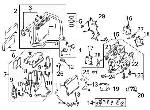 2015 Audi R8 A/C & Heater Control Units