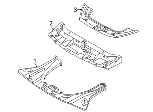 2022 Audi e-tron GT Radiator Support