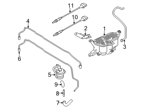 2011 Audi S4 Emission Components