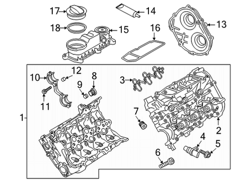 2022 Audi Q7 Valve & Timing Covers Diagram 2