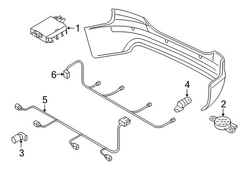 2021 Audi Q8 Electrical Components Diagram 6