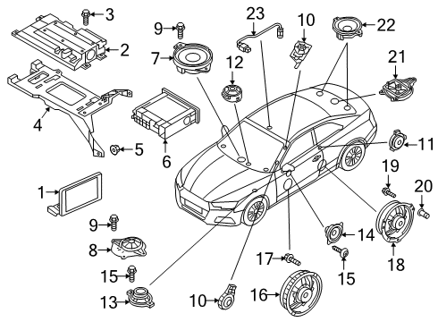 2023 Audi A5 Quattro Navigation System Diagram 3