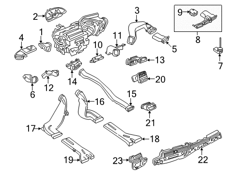 2021 Audi S4 Ducts