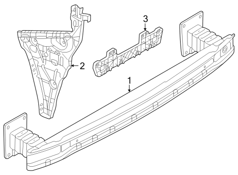 2023 Audi RS3 Bumper & Components - Rear Diagram 2