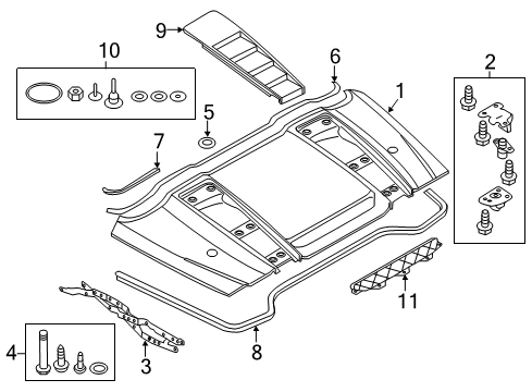 2015 Audi R8 Exterior Trim - Convertible Top