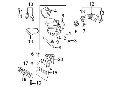 2008 Audi S5 Air Intake