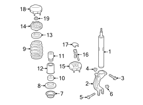 2022 Audi Q5 Shocks & Components - Front