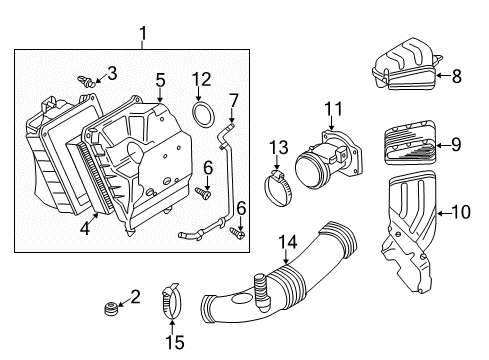 2004 Audi A4 Quattro Air Intake