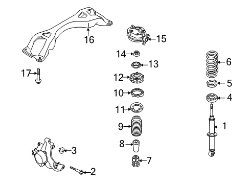 2013 Audi Q7 Shocks & Components - Rear