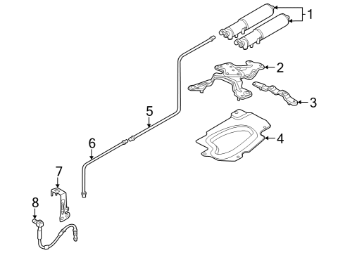 2021 Audi RS7 Sportback Air Distribution System Diagram 1