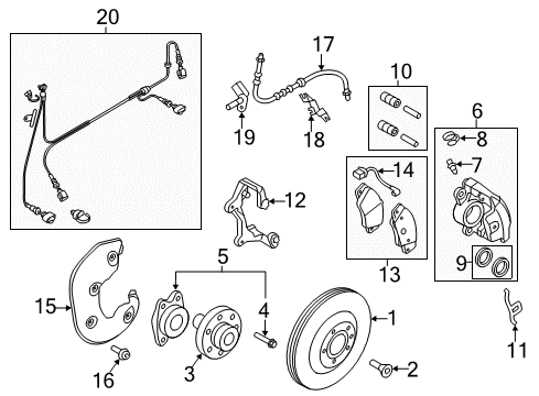 2015 Audi allroad Front Brakes