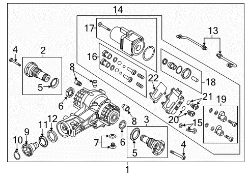 2012 Audi A7 Quattro Axle & Differential - Rear Diagram 2