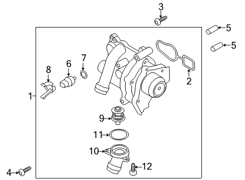 2015 Audi allroad Water Pump