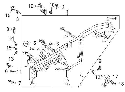 2023 Audi e-tron Quattro Cluster & Switches, Instrument Panel Diagram 2