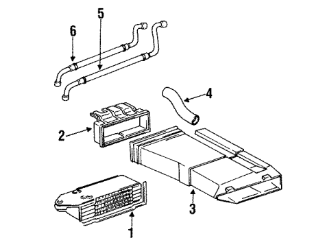 1986 Audi 5000 Quattro Oil Cooler