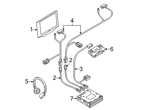 2015 Audi S8 Entertainment System Components