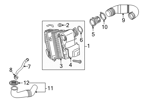 2007 Audi Q7 Air Intake