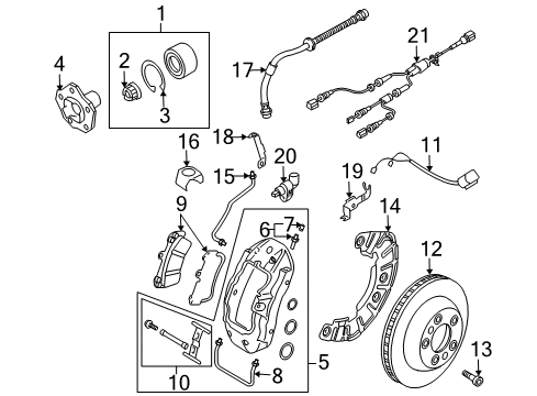 2009 Audi Q7 Front Brakes