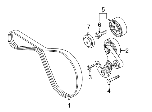 2014 Audi S6 Belts & Pulleys