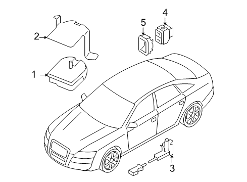 2006 Audi A6 Quattro Alarm System