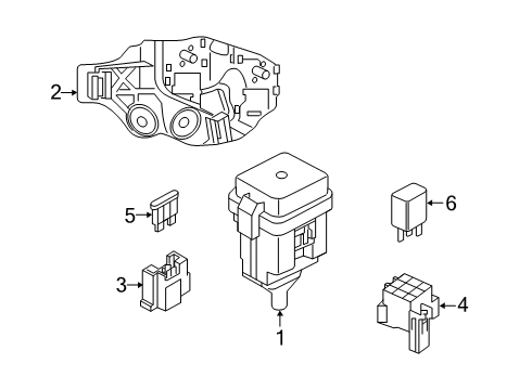 2019 Audi A8 Quattro Fuse & Relay Diagram 1