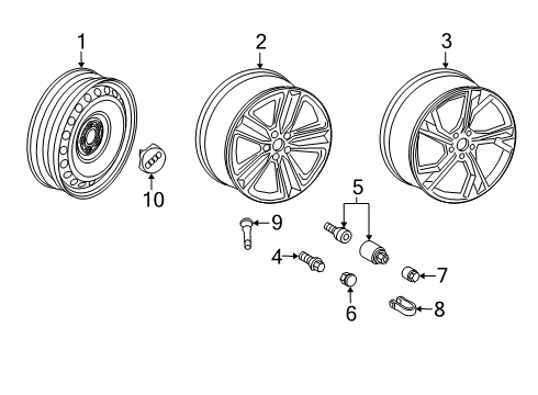 2019 Audi RS5 Wheels Diagram 3