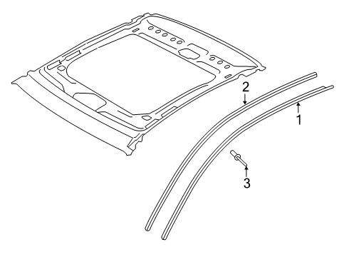 2023 Audi A7 Sportback Exterior Trim - Roof