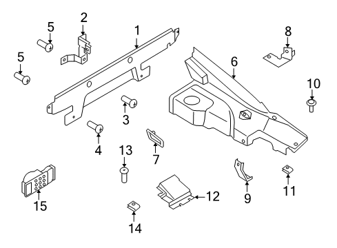 2010 Audi R8 Interior Trim - Rear Body