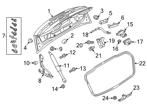 2015 Audi A3 Trunk