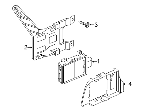 2022 Audi e-tron Quattro Electrical Components - Front Bumper