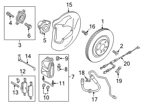 2017 Audi A4 allroad Brake Components