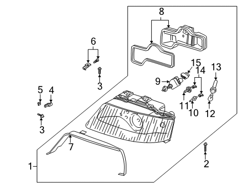 2001 Audi Allroad Quattro Bulbs Diagram 2